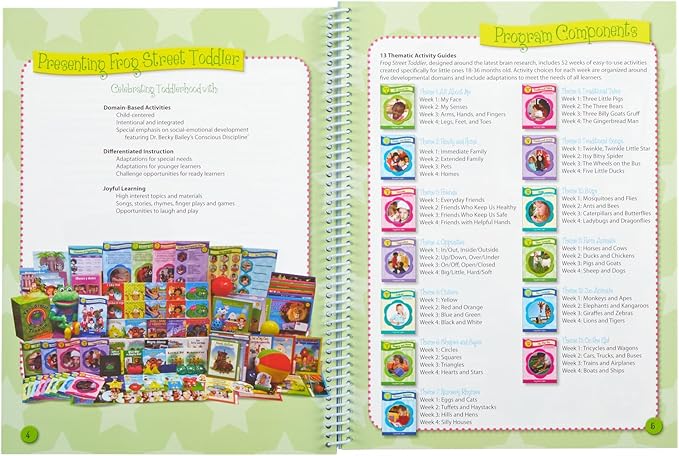 Frog Street Toddler English Curriculum – 52 Weeks of Instruction for 2-Year-Olds | Language, Physical, SEL, & Cognitive Development