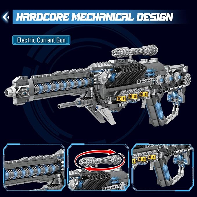 HIGH GODO Dragon Building Blocks Sets for Adults, 2 in 1 Grey Mechanical Dragon Animal Building Model Collectible Display Toys, Cool Creative Gifts for Boys Teens Fans (1390 Pcs)