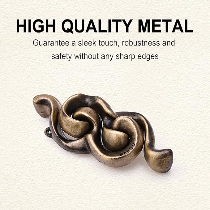 9pcs Metal Puzzle for Adult Disentanglement Puzzles Lock Puzzle Games Set Gift for Adults Teenagers