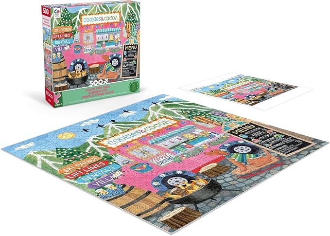 Ceaco - Food Trucks - Festive Food Truck II - 500 Piece Jigsaw Puzzle