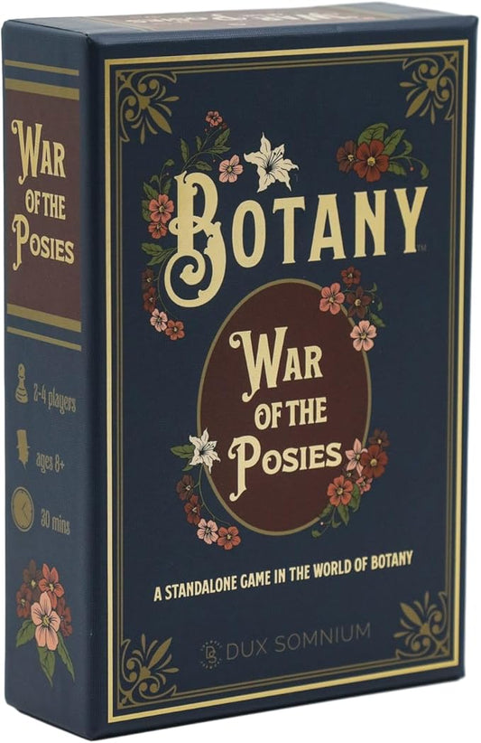 Botany: War of the Posies | Family Strategy Game for Young Botanists and Adults | Ages 8+ | for 2-4 Players | Average Playtime 30 mins | Perfect for Family Game Night