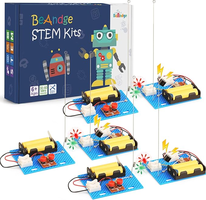 3 Set Telegraph STEM Kits Bulk, Science Kits for Kids Age 8-12, Engineering STEM Building Toys for Boys Ages 8-13, Crafts for Boys Girls 6-8 8-10, Build A Coding Robot 10-12