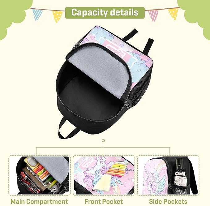 Rainbow Colorful Toddler Backpack for Boys Girls 3-6 Kindergarten Bookbag for Elementary Mini Kids Bookbag for Preschool for Travel School