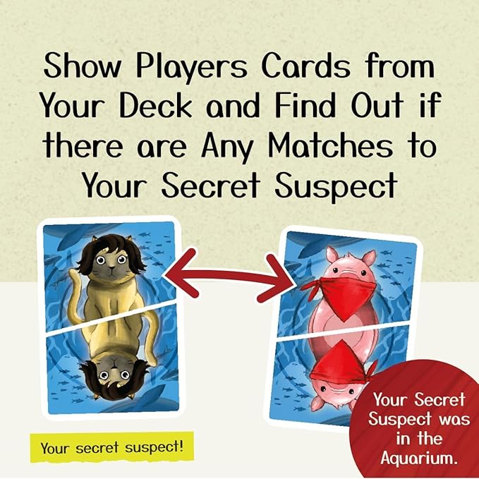 Gamewright - Deduckto - A Quacking Deduction Game - Card Game for Kids Ages 8 and Up - Great for Family Game Night!