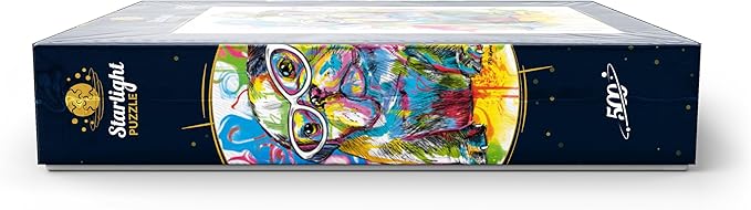 MyPuzzle Bulldog Fun - Premium 500 Piece Jigsaw Puzzle for Adults