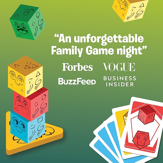 Topple Toads – Fun & Competitive Stacking Game - Engaging Balance Board Game - Endless Laughter & Excitement -2-4 Players