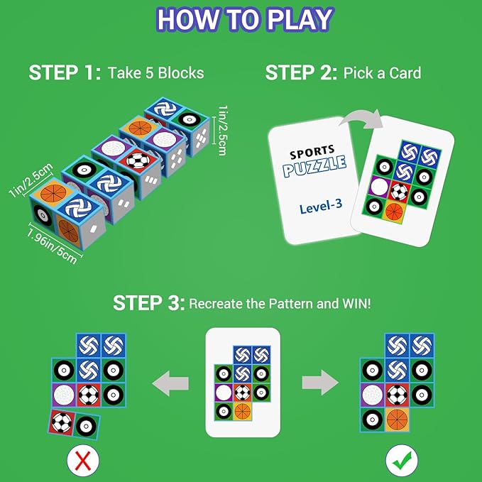 Sports Match Board Game 2.0 Family Games for Children & Adults Block Puzzle Games for Kids 3+ Fast Paced Balls Tabletop Game Gifts for Birthday, Back to School, Halloween, Christmas