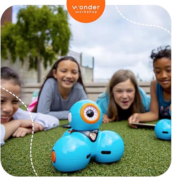 2 Dash Robot Wonder Pack Deluxe – Coding Educational Bundle for Kids 6+ - Launcher Toy, Sketch Kit Drawing, Gripper Building