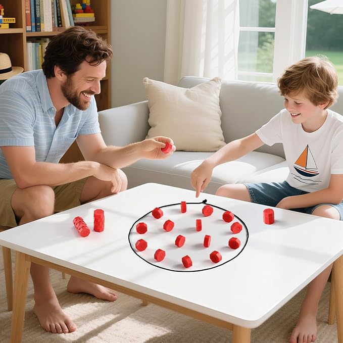 Magnet Game - Magnetic Chess Game for Kids & Family | Magnetic Strategy Game | Brain Teaser Puzzle for Ages 3+ | Camping, Travel Games
