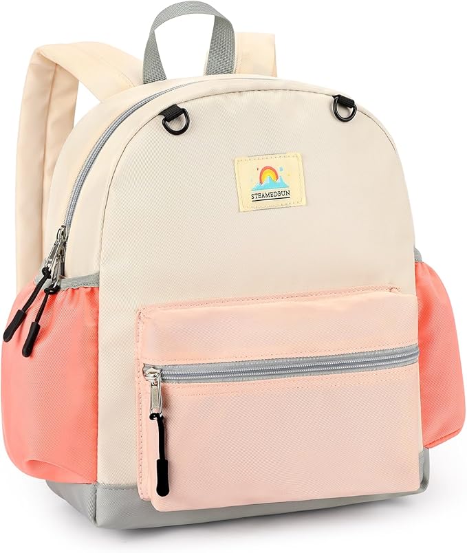 STEAMEDBUN Toddler Backpack for Girls 2-4: Kids Backpack Boys Girls - Preschool Kindergarten Daycare Backpacks - 12 inch