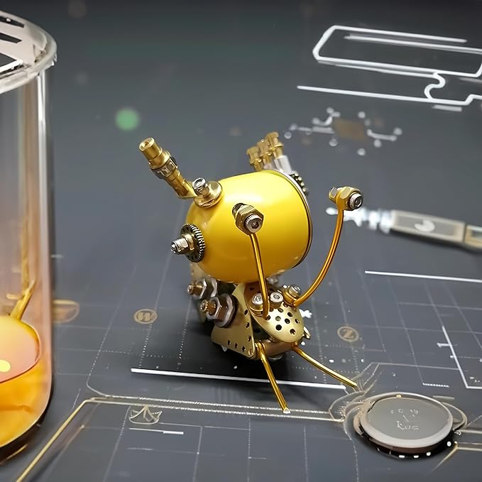 Mechanical Metal DIY 3D Insect Brass Puzzle (Snail-Y)