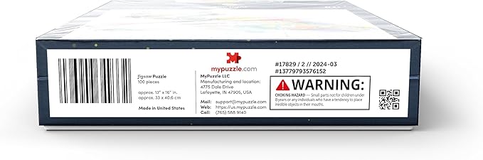 MyPuzzle Lazy Frenchie - Premium 100 Piece Jigsaw Puzzle for Adults