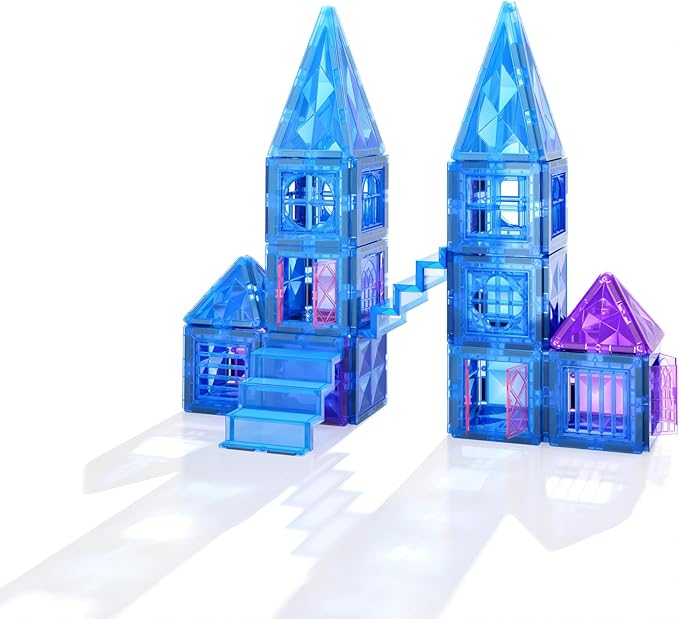 Diamond Magnetic Building Blocks - Princess Toys for 3-8 Year Old Girls & Boys - 3 4 5 6 Year Old Girl Birthday Xmas Present