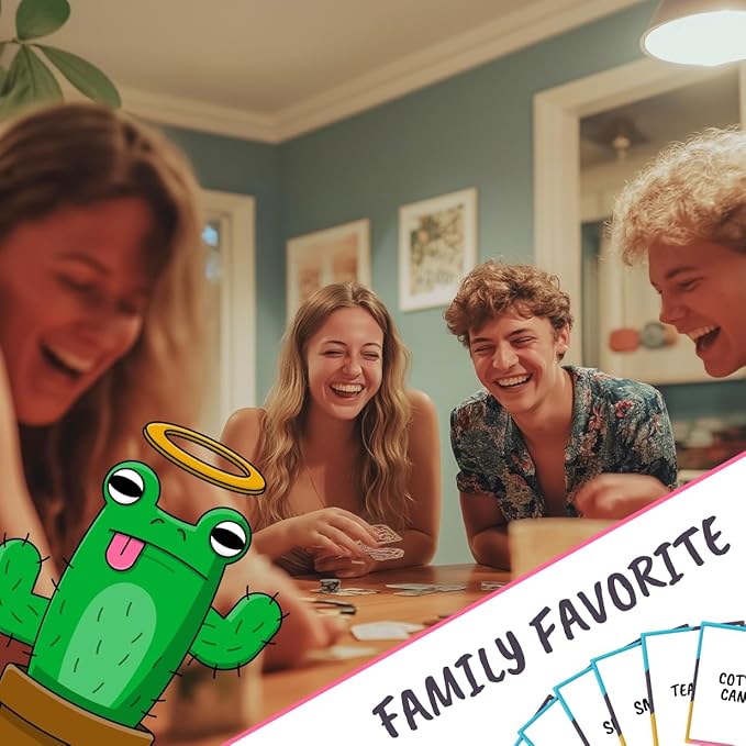 Holy Cactus Frog - A Card Game of Crazy Categories for 3+ Players, Ages 10+, 360 Unique Cards