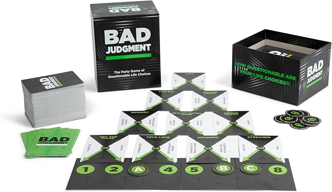 Party Game - The Game of Questionable Life Choices - Adult Card Game for Friends, Families, Fun Parties, College Students & Board Games Night with Your Group