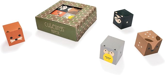 Uncle Goose Cubelings Forest - Made in The USA