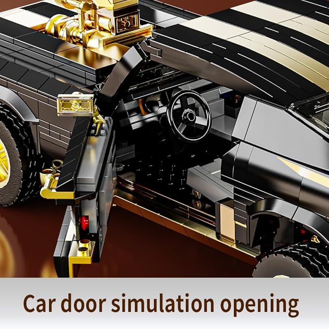 1:10 MOC Sports GTRS Car Building Blocks Toys Boys or Adults Kits， Building Set Raceing Car Model,Cars for Boys Age 14，(1680 Pieces)