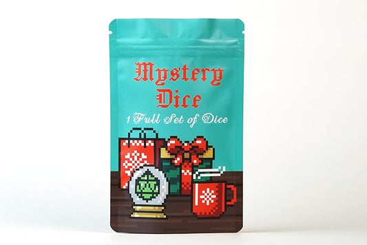 1985 Games Holiday Mystery Dice Bag – Unique DND Gifts for Role Playing Tabletop Games, Pack of 1