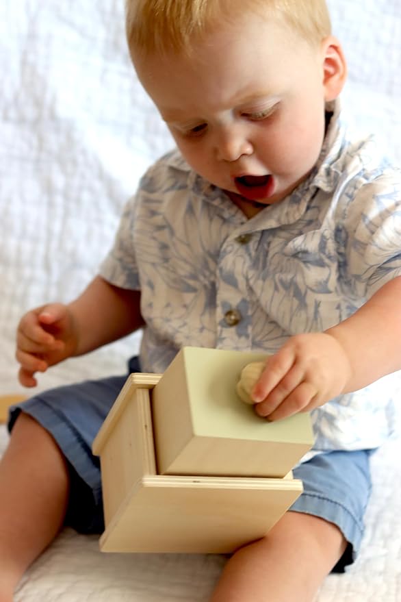 Adventure Awaits! Montessori Wooden Coin Bank Coordination Toy for Toddlers | Kids Shape Sorting Activity for Dexterity