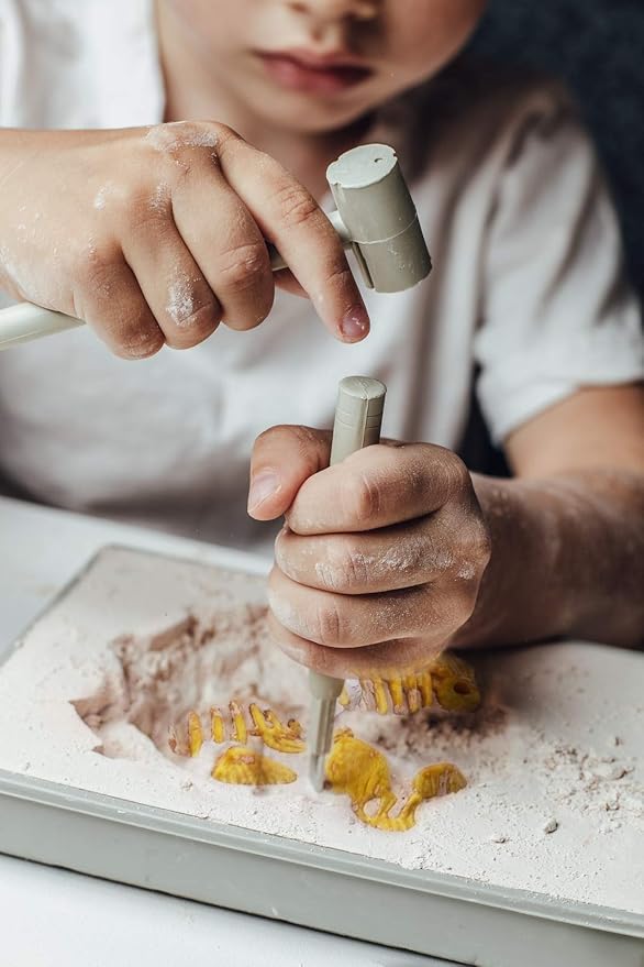 Science4you - Stegosaurus Fossil Digging Kit for Kids +6 - Excavate and Assemble 10 Stegosaurus Fossiles - Ideal Dinosaur Excavation Kit Toy, Archeology and Paleontology Sets for Kids Age 6+