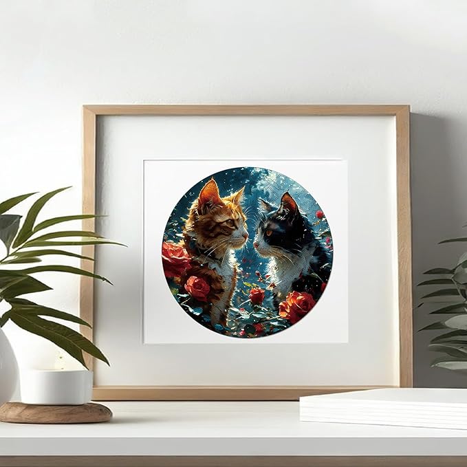 Wooden Puzzle for Adults - 200 Piece Irregular Animal Shaped Jigsaw Puzzle, Unique Creative Gift for Teenagers and Adults