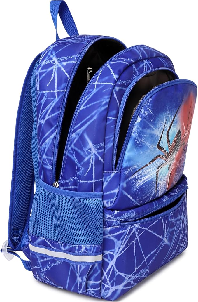 JIANYA Backpack for Boys, Kids Backpacks for School with Lunch Box, Blue