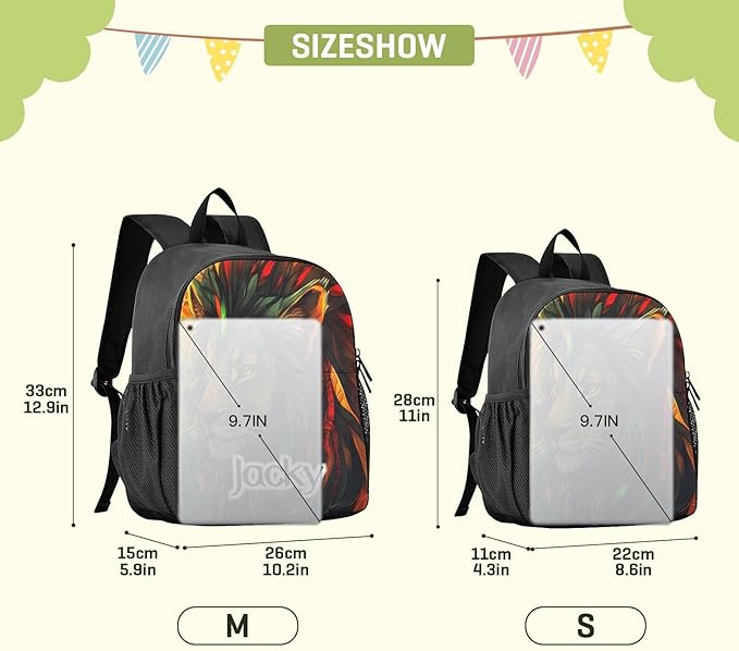 Animal Colorful Toddler Backpack for Boys Girls 3-6 Small Travel Backpacks for Kids Preschool Bookbag for Elementary Kindergarten for Travel School