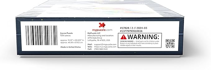 MyPuzzle Lazy Frenchie - Premium 1000 Piece Jigsaw Puzzle for Adults