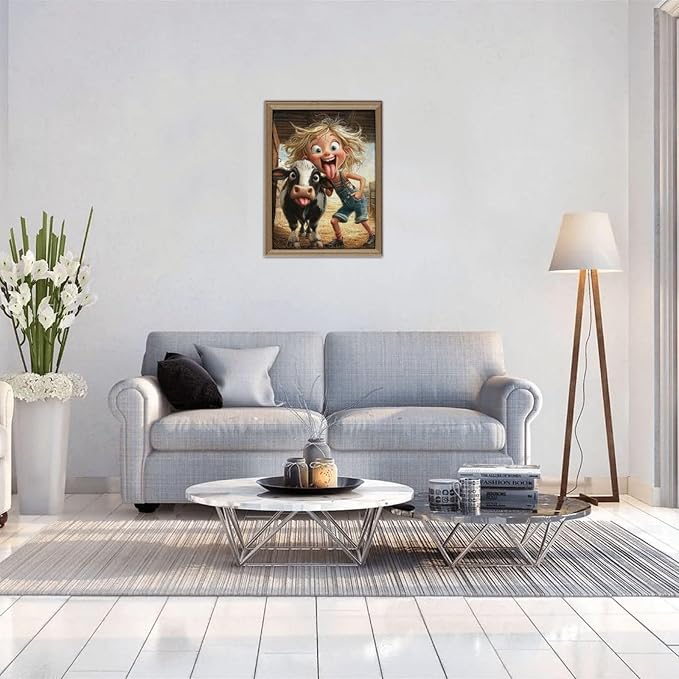 Highland Cows Jigsaw Puzzle 500 Piece,Cute Cattle 500 Piece Jigsaw Puzzle，Funny Highland Cow Jigsaw Puzzles，Cute Animal Jigsaw Puzzles