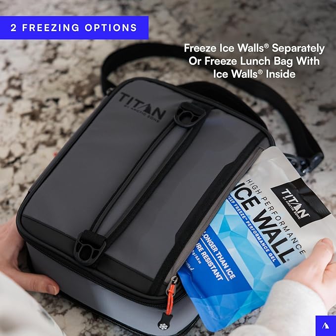 Titan High Performance Insulated Expandable Lunch Pack - Sharkskin Gray