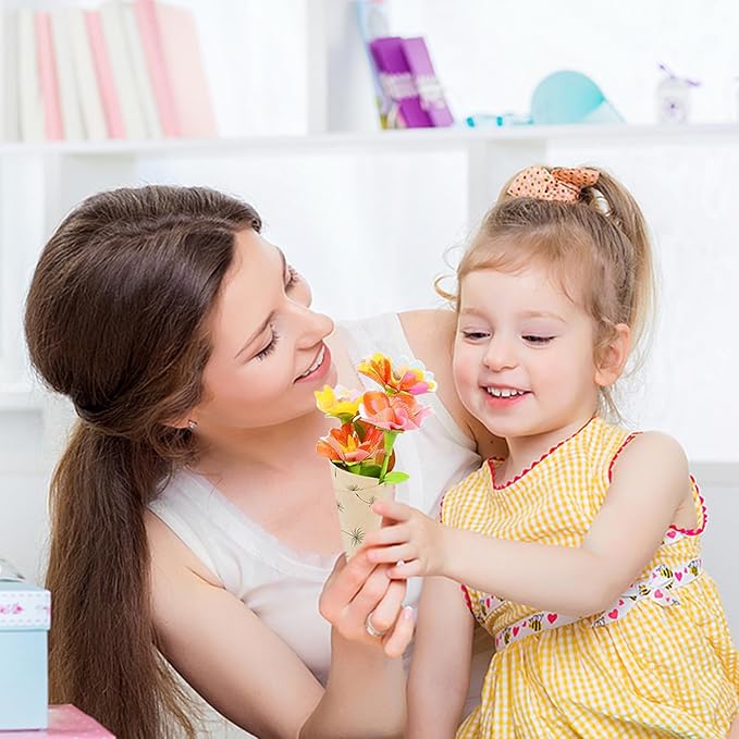 YUOIOYU Flower Bouquet Refill Pack – DIY Arts & Crafts Toy Accessories (Main Kit Not Included)