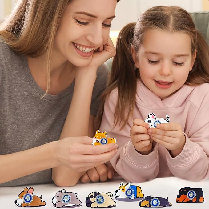 20Pcs Mini Fidget Spinners, Bulk Random Finger Fidget Spinner Toys, Stress Relief Sensory Toys for Kids, Goodie Bags Stuffers Party Favors Gifts Christmas Stocking Classroom Prizes