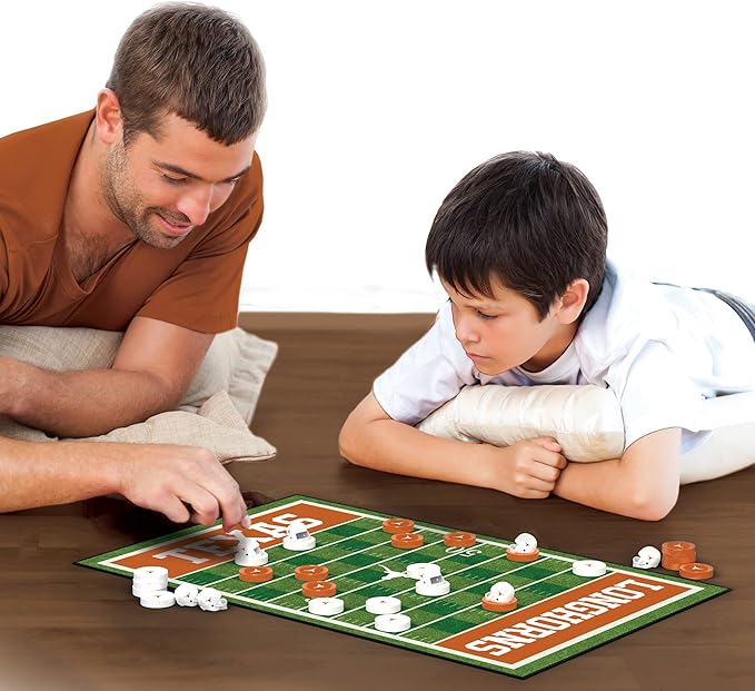 MasterPieces Family Game - NCAA Texas Longhorns Checkers - Officially Licensed Board Game for Kids & Adults