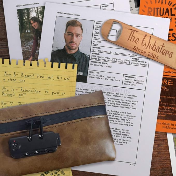 Hunt A Killer: Death At The Dive Bar, Solve a Murder at Old Scratch Tavern, Immersive Murder Mystery Game, Play Detective in Unsolved Mysteries, Great Gift For True Crime Fans, Designed for Ages 14+