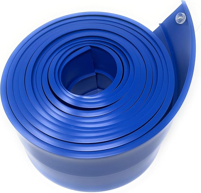 FlexTrack 5000 Flexible Race Car Track for Kids Toy with Suction Cups Compatible with Hot Wheels and Diecast 1/64th Cars and More 15 Feet Long Rolls Up Portable Racetrack (Racing Blue)