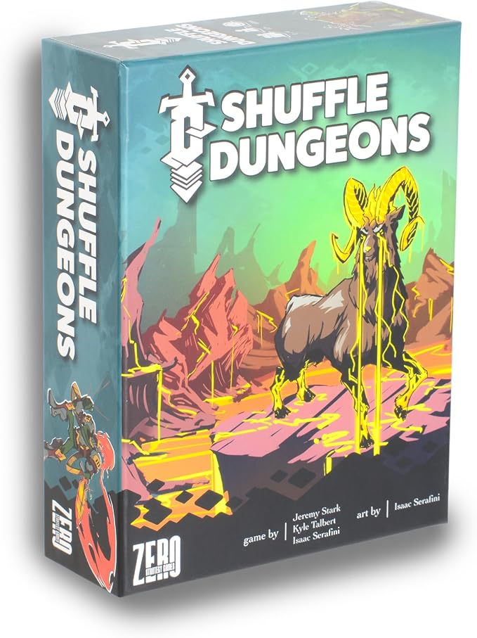 Shuffle Dungeons Board Game – Solo and Co-op Dungeon Crawler for 1–4 Players