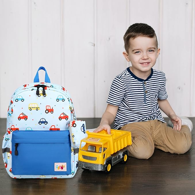 mygreen Toddler Backpack, Kids Backpack for Boys and Girls with Chest Strap