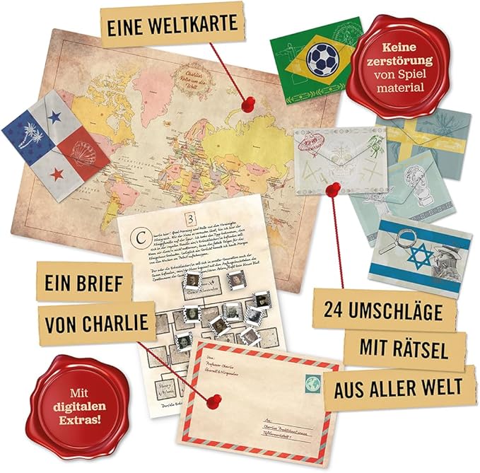 Hidden Games - Professor Charlie's World Tour - EIN Rätselspiel in 24 Episodes (English Edition)