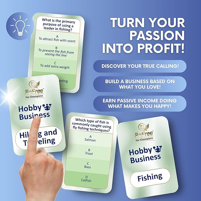 BeFree for Champions – Financial Literacy Board Game for Adults & Teens (14+), Money & Risk Management, Investing & Cash Flow, Achieve Life Goals | Fun Strategy Family Game