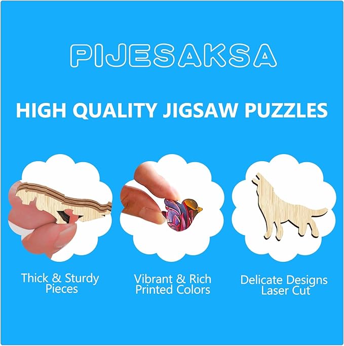 Wooden Puzzles for Adults - Fantasy Ocean Wooden Jigsaw Puzzle for Adults, Colorful Turtle Wood Puzzles Adult, Unique Animal Shape Ocean Puzzle, Wall Art Home Decor (L-13.2 * 13.1in- 255 Pieces)