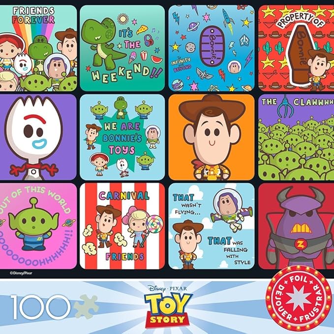 Ceaco - Disney - Pixar - Toy Story - Foil Puzzle - 100 Piece Jigsaw Puzzle
