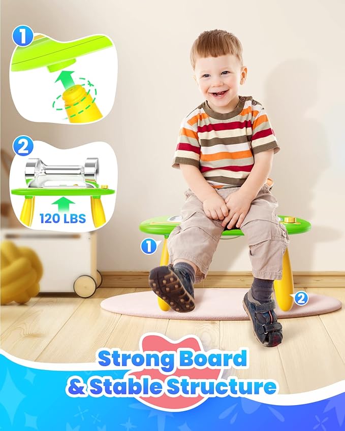 Toddlers Toys Ages 1-3, Magnetic Drawing Board, Doodle Board Pad Learning and Educational Toys for 18 Months Baby 1-3 Yr Kids Birthday Gifts - Green