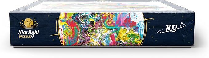 MyPuzzle Curious Pup - Premium 100 Piece Jigsaw Puzzle for Adults