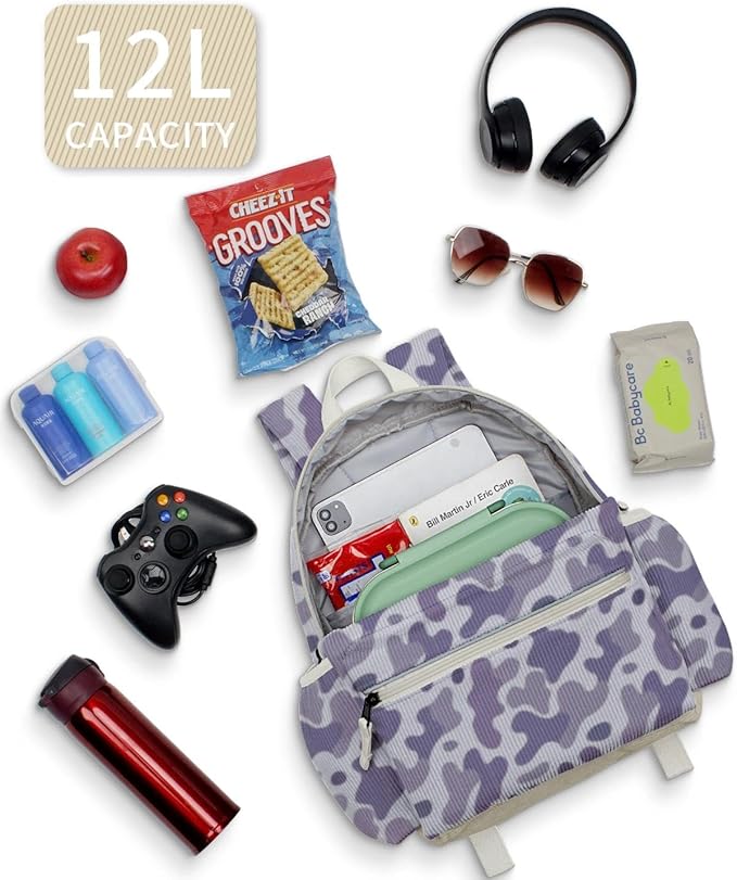 Corduroy Toddler Backpack for Girls 2-5: Preschool Backpack for Girls