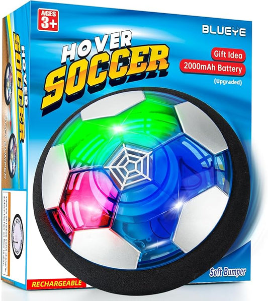 Rechargeable Hover Soccer Ball- Kids Toys - Indoor Toddler Game -Birthday for Boy Age 3,4,5,6,7,8,9 Years Old - Easter Basket Essential- Stocking Stuffers - Yankee Swap-2Packs
