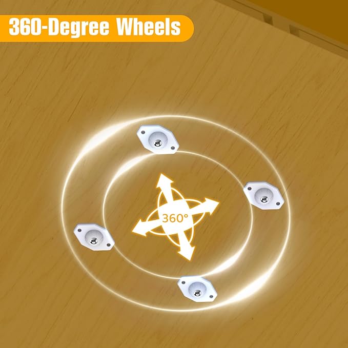 Puzzle Board with Drawers Rotatable 360-Degree Wheels and Cover 30" x 22" 1000 Piece Wooden Jigsaw Puzzle Table Storage Organizer Portable Lightweight Design