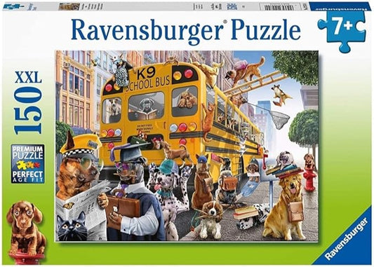 Ravensburger - Pet School Pals - 150 Piece Jigsaw Puzzle - Colorful Canine Antics - Bold, Bright Imagery - Ideal Gift - Premium Quality - Screen-Free Fun - MESH Accredited for Kids Age 7+