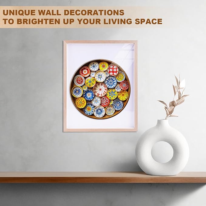 Wooden Puzzles for Adults - 200 Pieces Andalusian Tiles-Spain Puzzle - Unique Shapes Wooden Jigsaw Puzzles for Adults - Eco-Friendly Puzzle Home Office Decor (M-11.4 * 11.3in)