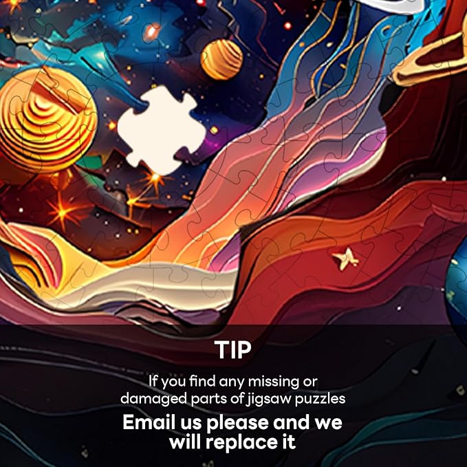 Masseruon 1000 Piece Puzzle for Adults, 26.6 * 26.6in Universe Puzzle for Adults, 1000 Pieces Flat Puzzles with 3D Visual Effect When Completed, Adult Puzzles Games