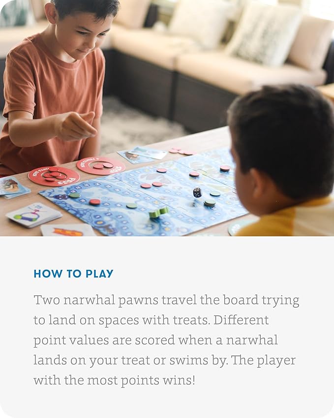 SimplyFun Arctic Riders - Educational & Fun Math Games for Kids - Practice Upper Level Addition & Subtraction Skills for Kids 7 & Up - 2 to 4 Players